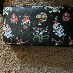Ed hardy tattoo wallet